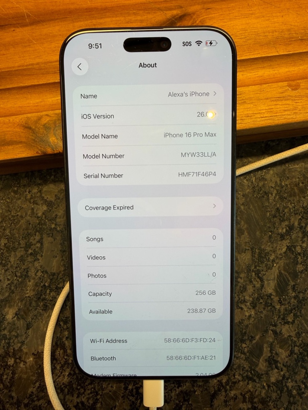 Apple iPhone 16 Pro Max - Space Black Finish - Picture 7 of 8